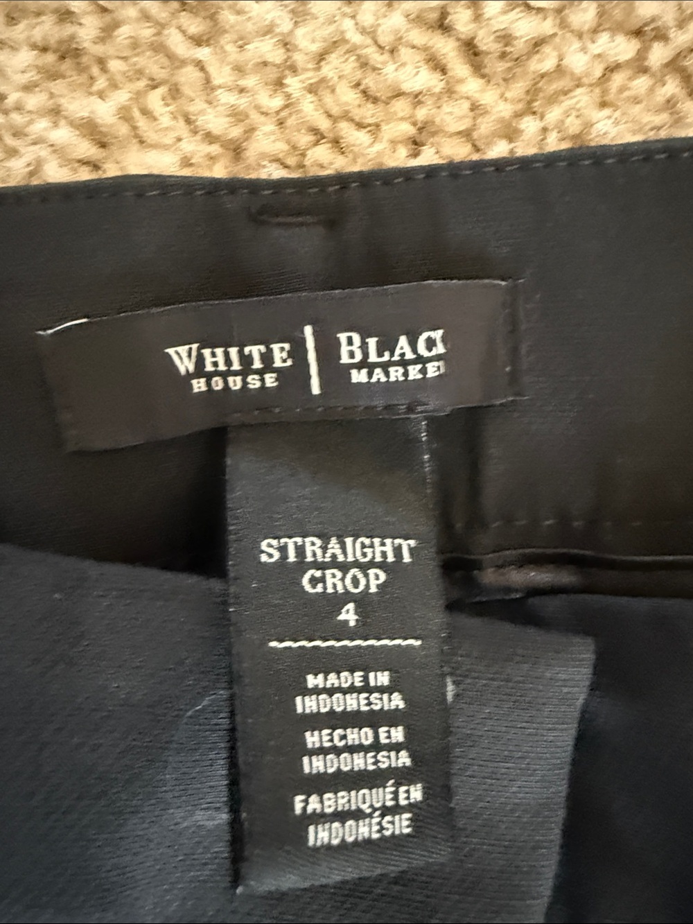 White House Black Market Men's Black Dress Pants - Tailored Cropped Fit - Picture 2 of 7